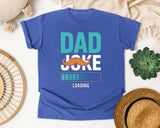 Dad Joke Loading Teal 2 graphic tee in Flo Blue