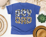 Boy Dad graphic tee in Flo Blue