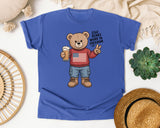 250 Years Of Freedom graphic tee in Flo Blue