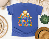 I Cant Beelieve Its Been 100 Days graphic tee in Flo Blue