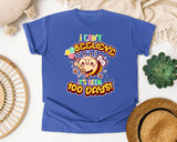 I Cant Beelieve Its Been 100 Days Bee graphic tee in Flo Blue