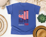 A Day In A Year Remembered All graphic tee in Flo Blue