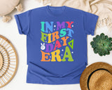 In My First Day Era graphic tee in Flo Blue