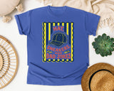 Hat Sneakers And Dad Jokes graphic tee in Flo Blue