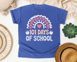 101 Days Of School graphic tee in Flo Blue