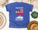 All Gave Some Some Gave All graphic tee in Flo Blue
