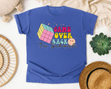 Game Over Back To School graphic tee in Flo Blue