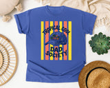 Tropical Cool Dad Society graphic tee in Flo Blue