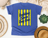 Dadding Since Day One graphic tee in Flo Blue
