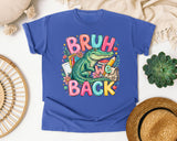 Bruh We Back Alligator graphic tee in Flo Blue