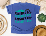 Father's Day graphic tee in Flo Blue