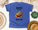 Master Of The Meat Dad Brown graphic tee in Flo Blue