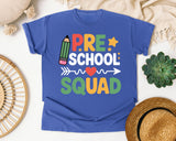 Preschool Squad graphic tee in Flo Blue
