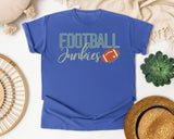 Football Junkies graphic tee in Flo Blue