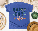 Game Day Vibes graphic tee in Flo Blue