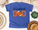 Football Dad Bold graphic tee in Flo Blue