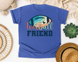 Football Friend graphic tee in Flo Blue