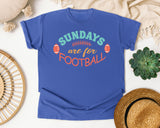 Sundays Are For Football graphic tee in Flo Blue