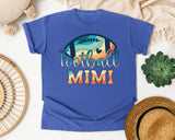 Football Mimi graphic tee in Flo Blue