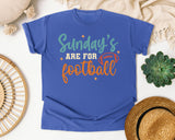 Sundays Are For Football Script graphic tee in Flo Blue