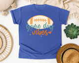 Game Day Vibes Script graphic tee in Flo Blue