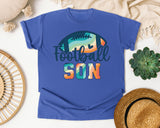 Football Son graphic tee in Flo Blue
