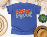 Mom Squad Football graphic tee in Flo Blue