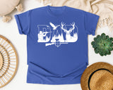Dad graphic tee in Flo Blue