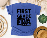 First Grade Era graphic tee in Flo Blue