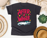 After A While Alligator graphic tee in Graphite