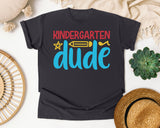 Kindergarten Dude White 2 3 graphic tee in Graphite