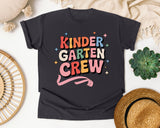 Kindergarten Crew Bow graphic tee in Graphite