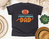 Football Dad Orange graphic tee in Graphite