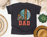 Football Dad Grey 2 graphic tee in Graphite
