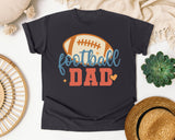 Football Dad Orange 2 graphic tee in Graphite