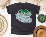 Wolves Golf Dad graphic tee in Graphite