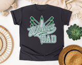 Wolves Rowing Dad graphic tee in Graphite