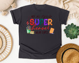 Not All Superheroes Wear Capes graphic tee in Graphite