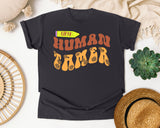 Tiny Human Tamer graphic tee in Graphite