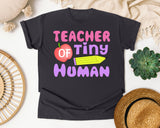 Teacher Of Tiny Humans graphic tee in Graphite