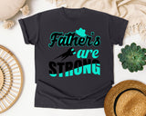 Fathers Are Strong White 2 graphic tee in Graphite