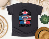 All American Grandma Grey graphic tee in Graphite