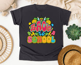 Back To School Bright graphic tee in Graphite