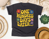 One Hundred Days Later graphic tee in Graphite
