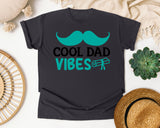 Cool Dad Vibes graphic tee in Graphite