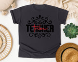 Teacher Tribe graphic tee in Graphite