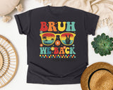 Bruh We Back 4th Graders Sunglasses Graphic Tee graphic tee in Graphite