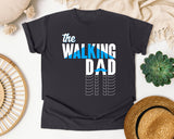 The Walking Dad White graphic tee in Graphite