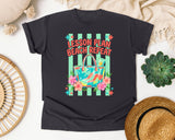 Lesson Plan Beach Repeat graphic tee in Graphite