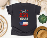 250 Years 2026 Red 2 graphic tee in Graphite
